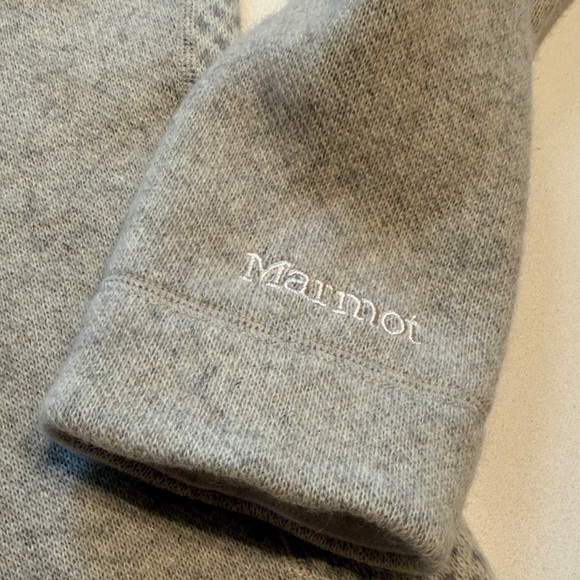 Marmot Vivian Wool Mock Neck Sweater Baselayer, Oatmeal, Size L - Picture 7 of 12